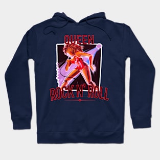 queen  rock n roll Hoodie